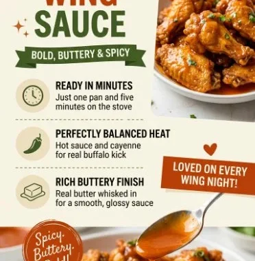 Delicious Buffalo Chicken Wing Sauce for flavorful chicken wings