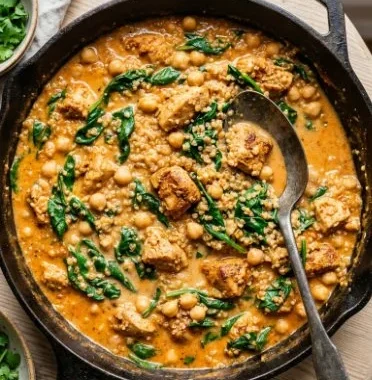 One Pan Healthy Chicken and Quinoa recipe for a nutritious meal.