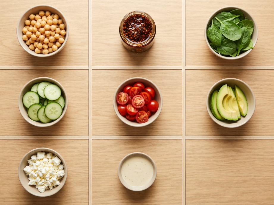 Chili Crisp Crispy Chickpea Salad Topper ingredients