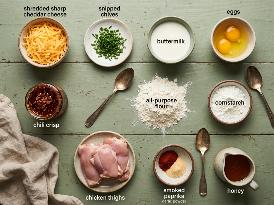 chili crisp savory waffle ingredient